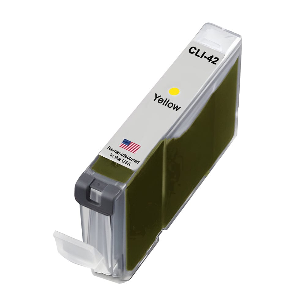 U.S. Remanufactured for Canon CLI-42 Yellow Ink Cartridge - Allprintheads