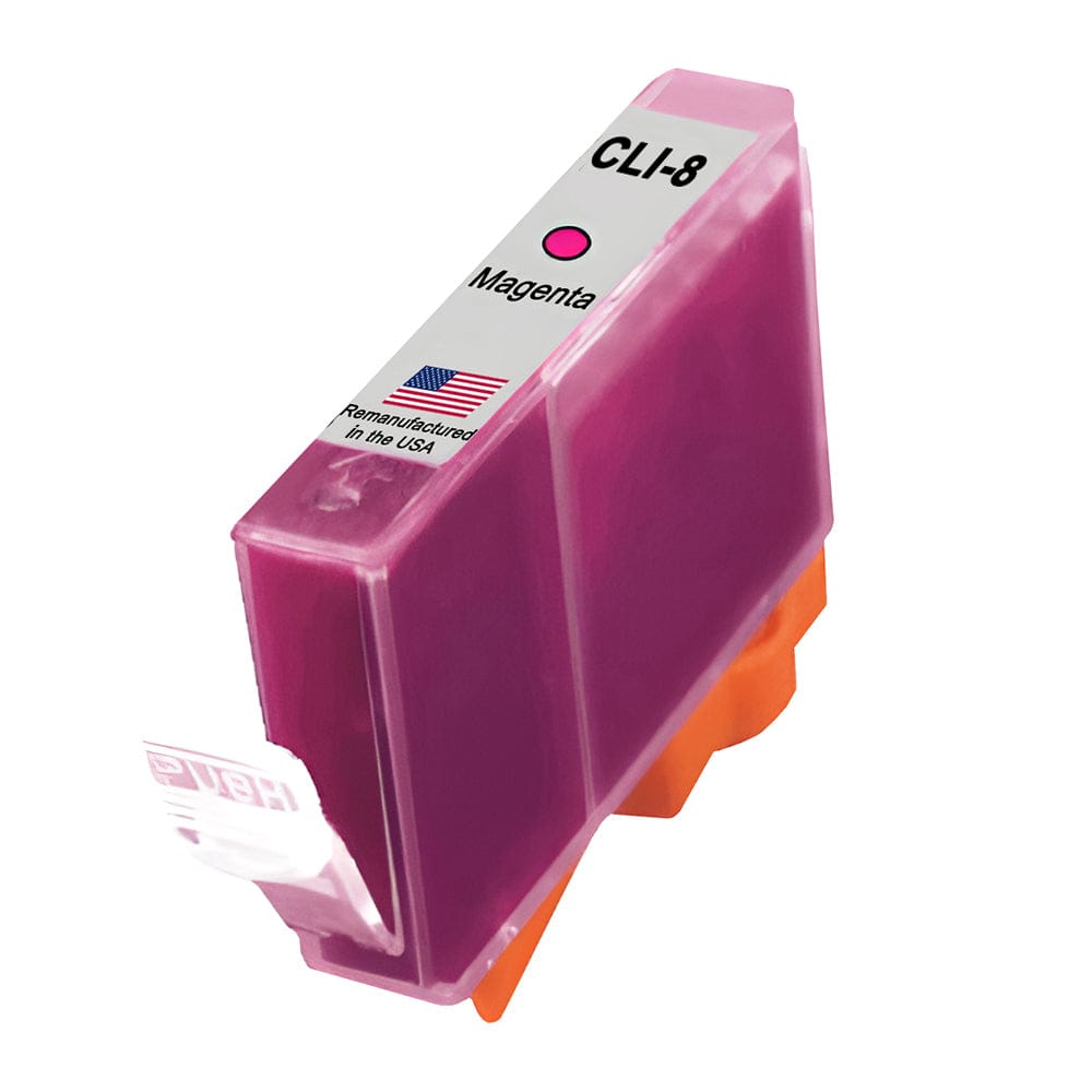 U.S. Remanufactured for Canon CLI-8 Magenta Ink Cartridge - Allprintheads
