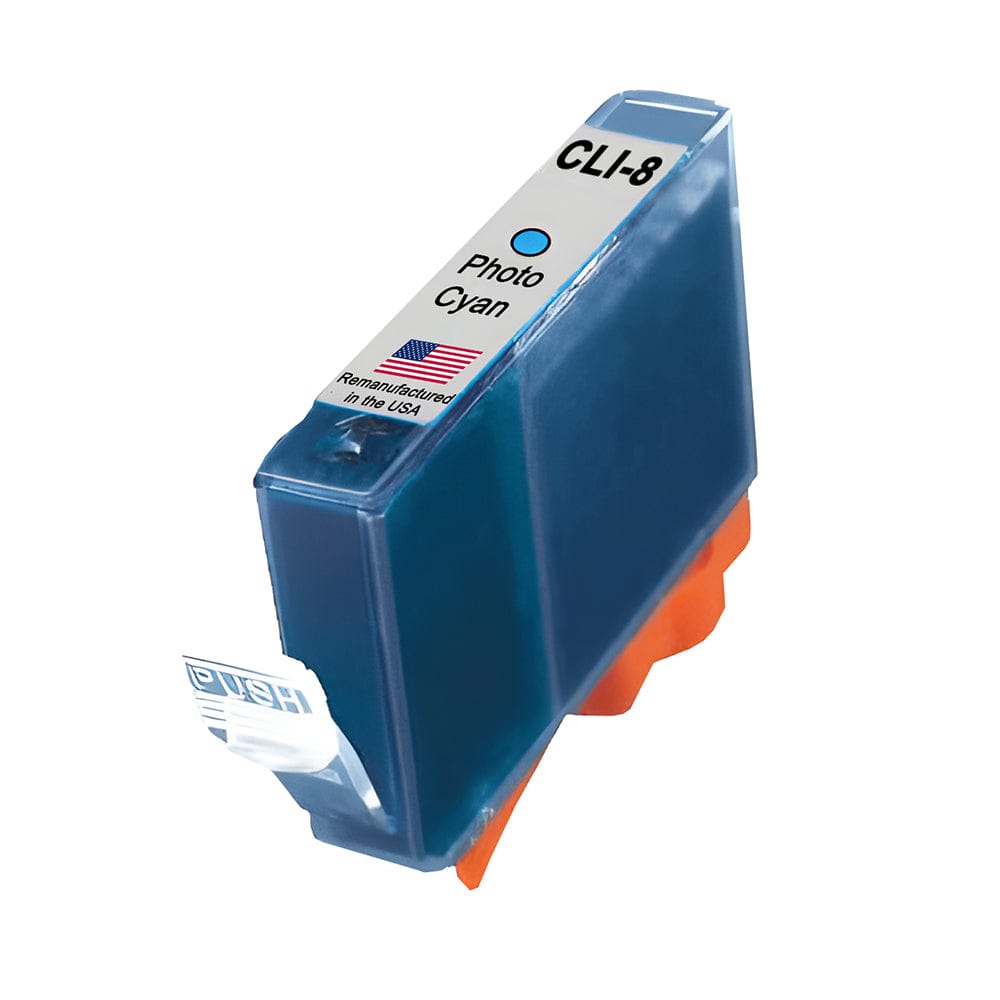 U.S. Remanufactured for Canon CLI-8PC Photo Cyan Ink Cartridge - Allprintheads