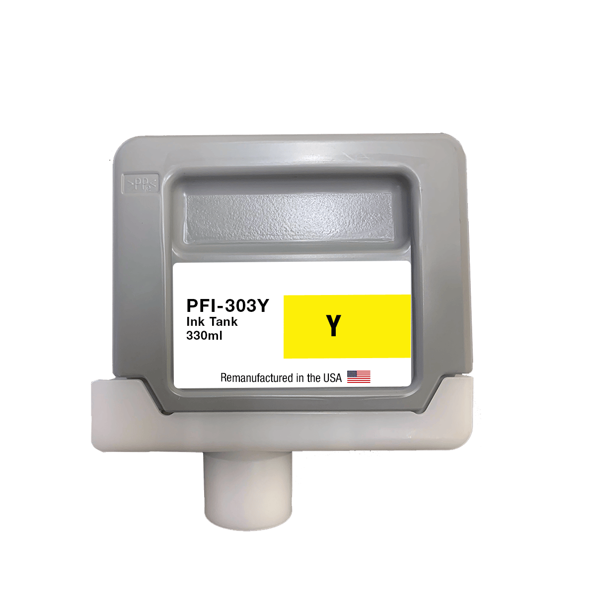 U.S. Remanufactured for Canon PFI-303Y 330ml Yellow Ink Cartridge - Allprintheads