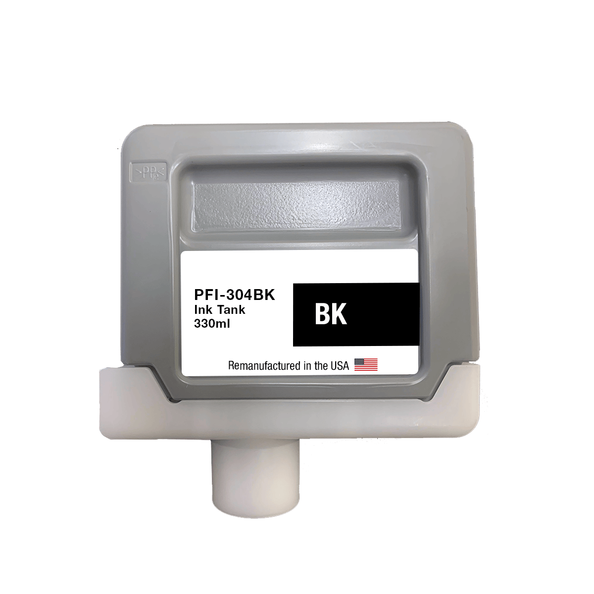 U.S. Remanufactured for Canon PFI-304BK 330ml Black Ink Cartridge - Allprintheads