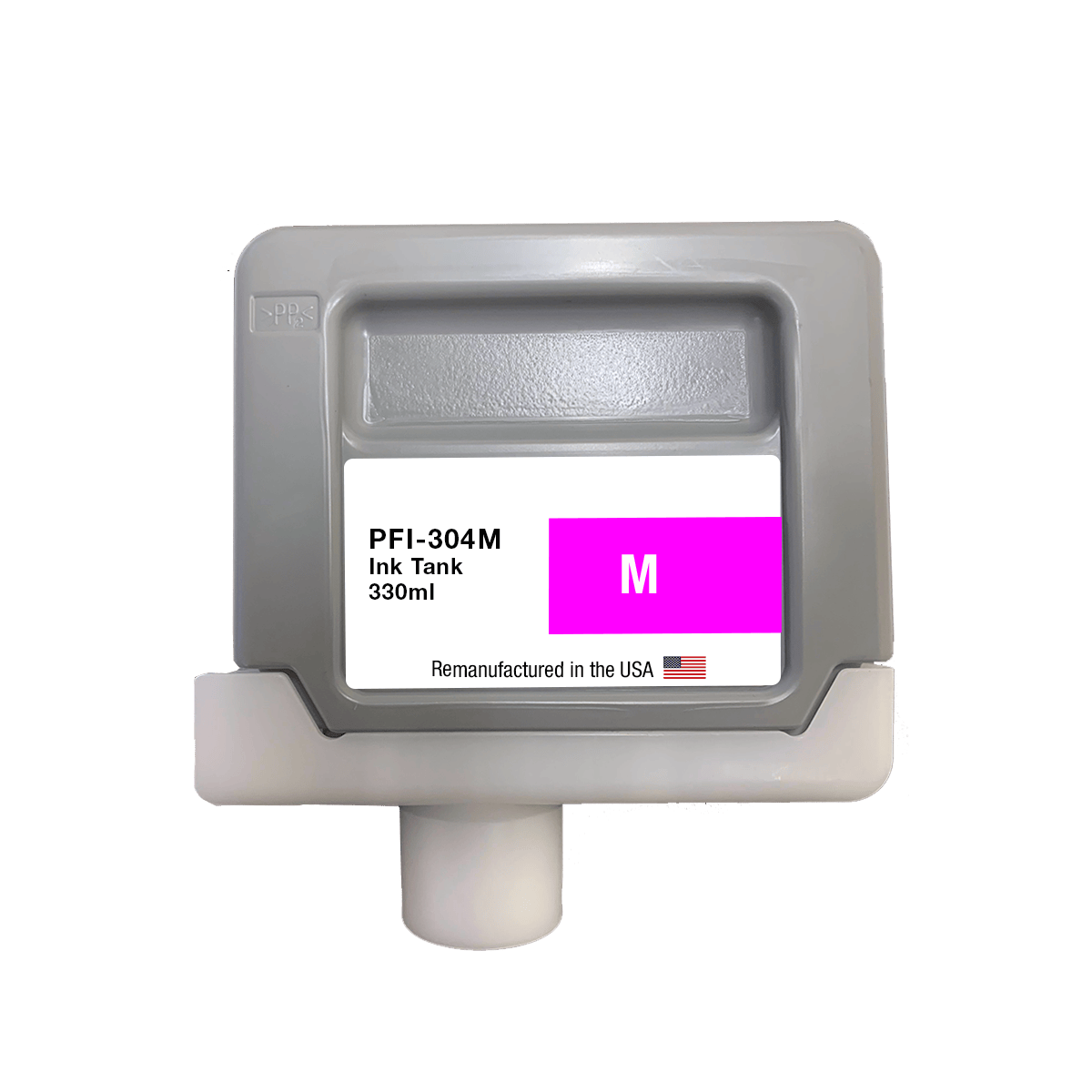 U.S. Remanufactured for Canon PFI-304M 330ml Magenta Ink Cartridge - Allprintheads