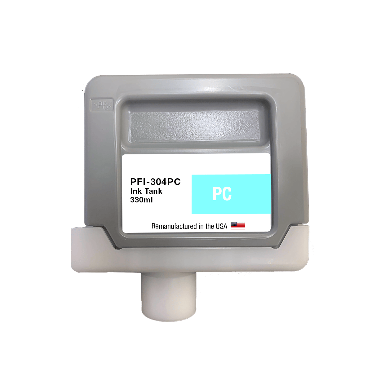 U.S. Remanufactured for Canon PFI-304PC 330ml Photo Cyan Ink Cartridge - Allprintheads
