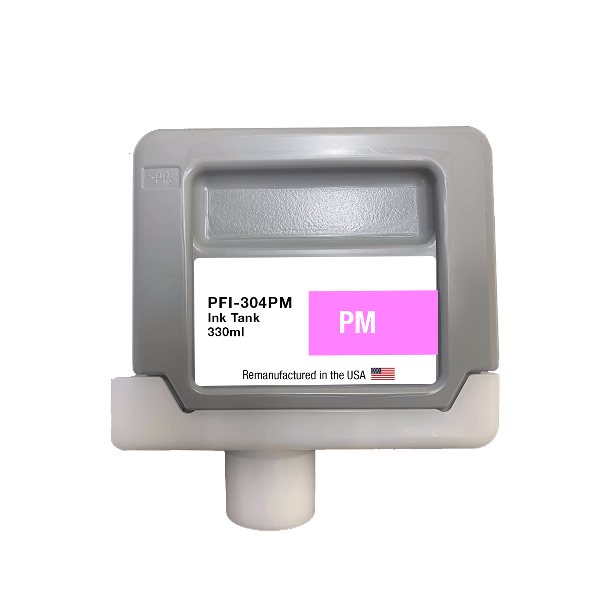 U.S. Remanufactured for Canon PFI-304PM 330ml Photo Magenta Ink Cartridge - Allprintheads