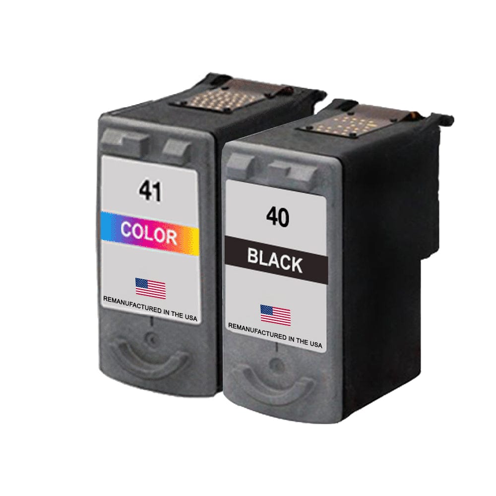 U.S. Remanufactured for Canon PG-40 Black / CL-41 Color Combo Pack - Allprintheads