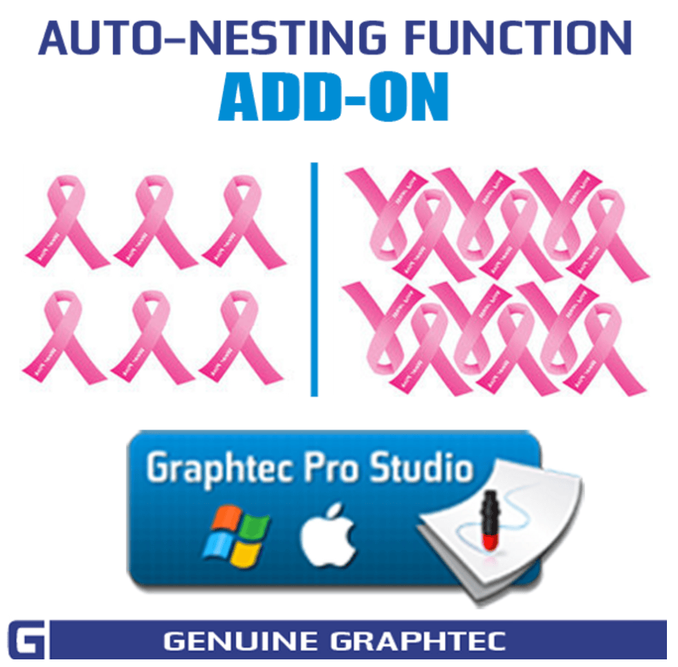 Auto Nesting Function add-on for Graphtec Pro Studio - Allprintheads