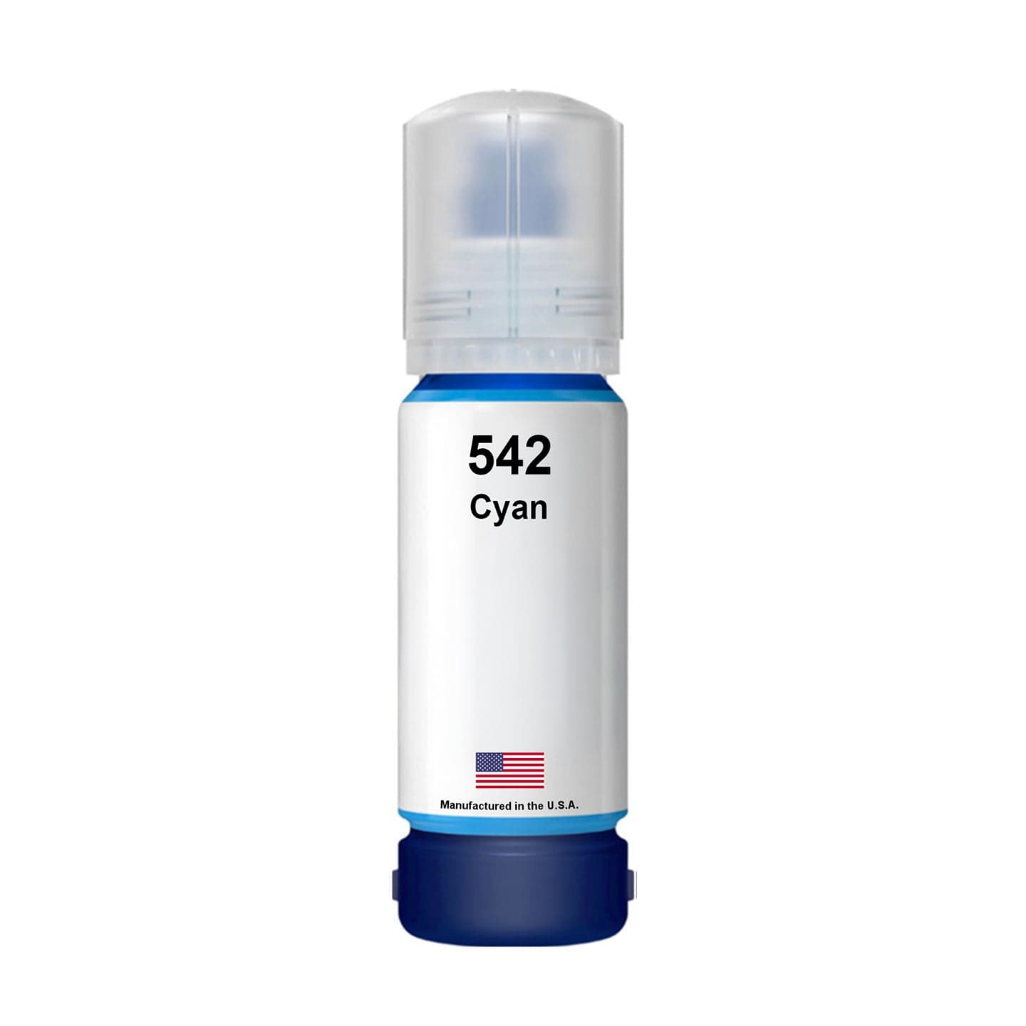 Replacement Ink Bottle for Epson 542 Cyan T542220-S - Allprintheads