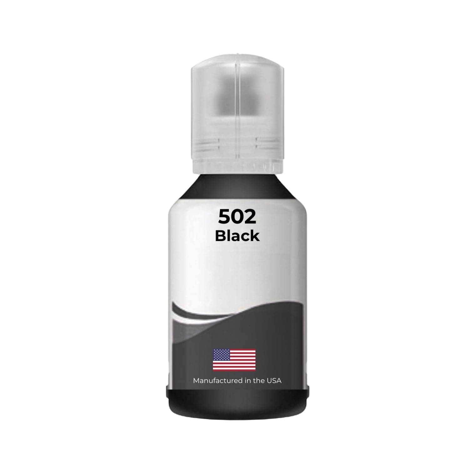 Replacement Ink Bottle For Epson 502 (T502120-S) 140 ml Pigment Black - Allprintheads
