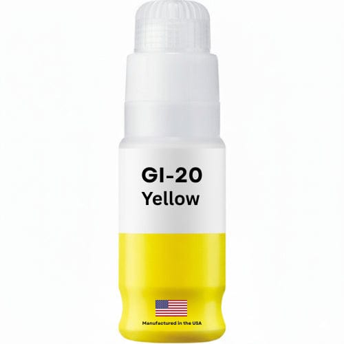 Replacement Ink Bottle For Canon GI-20 (3396C001) 70 ml Yellow - Allprintheads