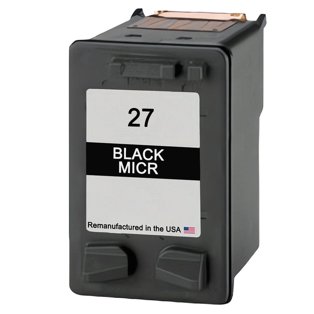 U.S. Remanufactured for HP 27 (C8727AN) Black MICR Ink Cartridge - Allprintheads