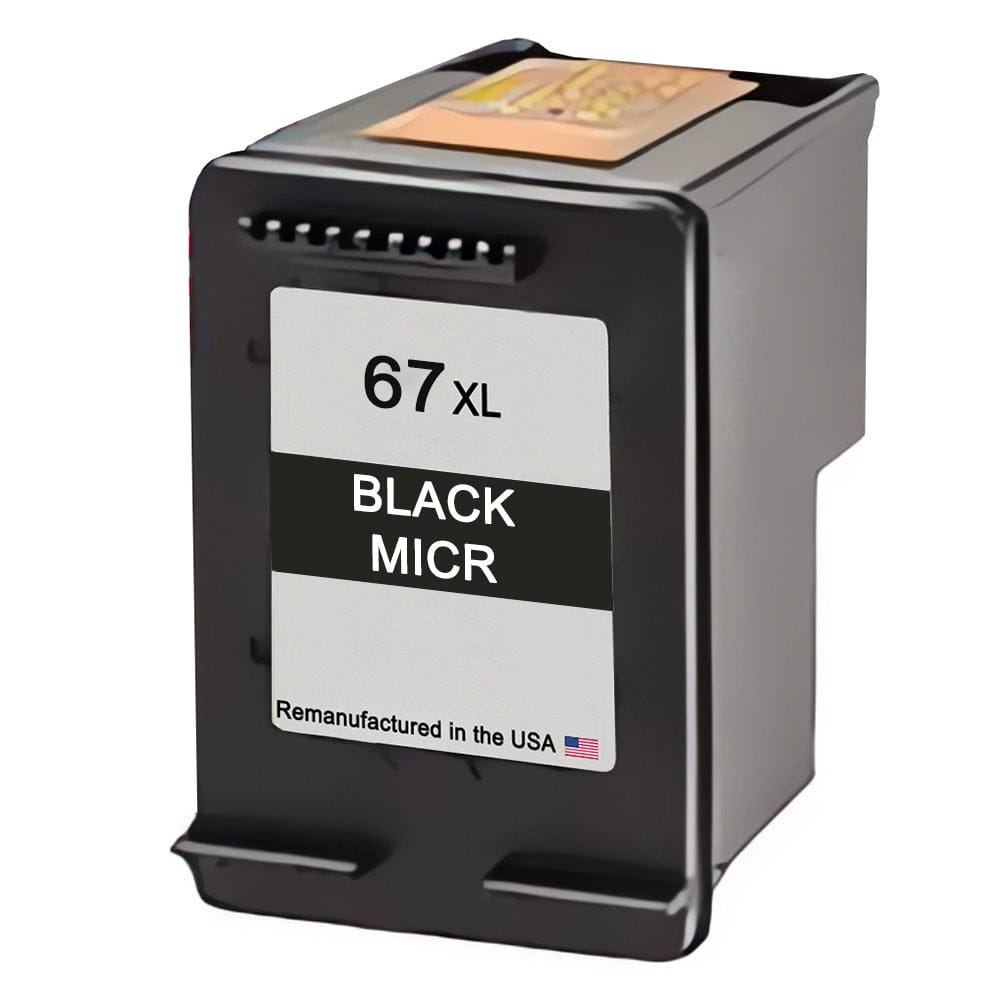 U.S. Remanufactured for HP 67XL (3YM57AN) Black MICR Ink Cartridge - Allprintheads