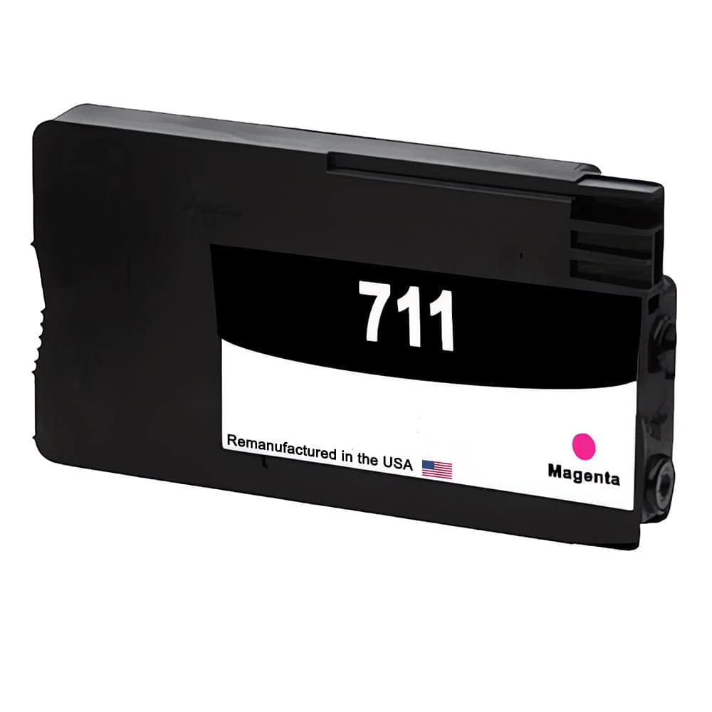 U.S. Remanufactured for HP 711 29-ml (CZ131A) Magenta Ink Cartridge New Chip - Allprintheads