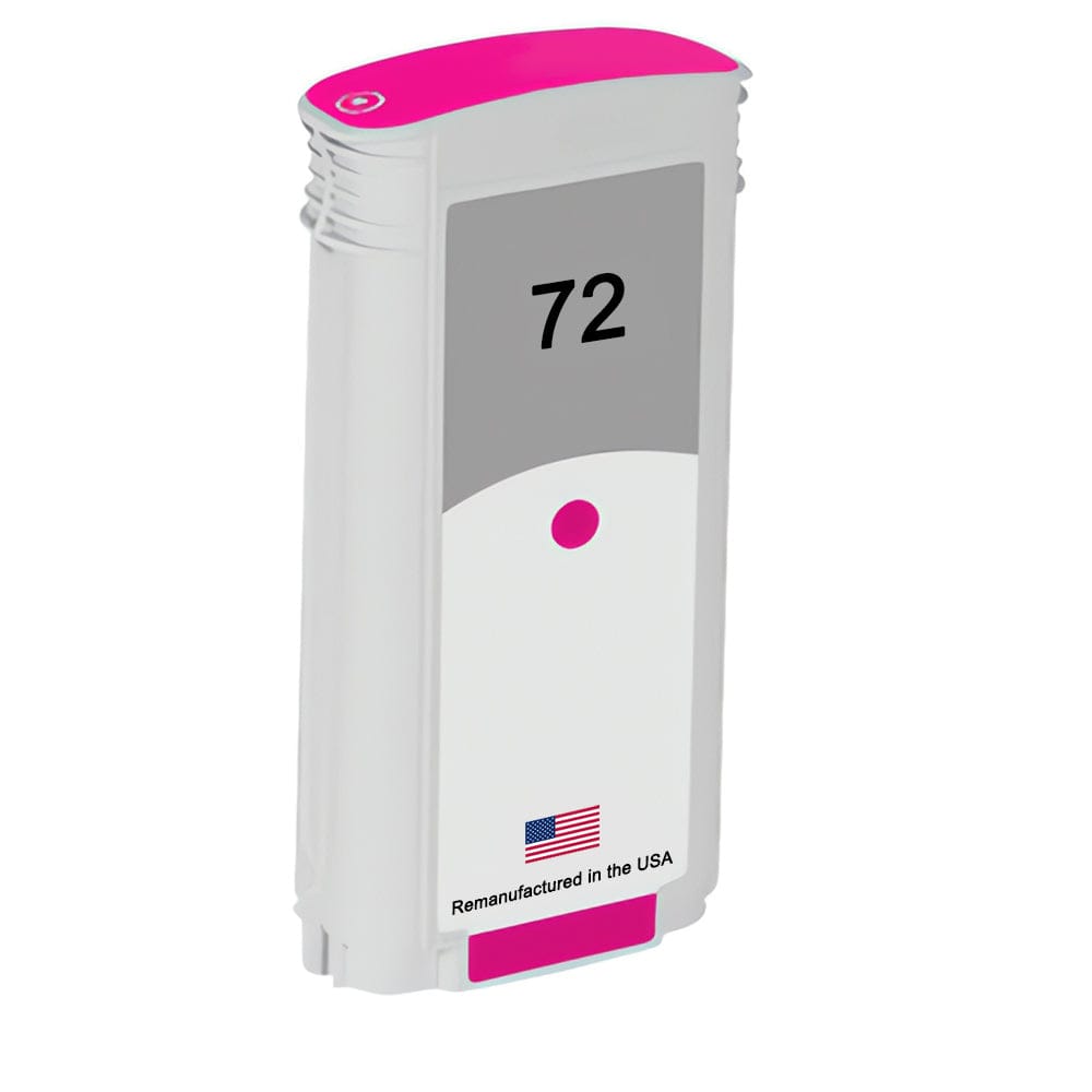 U.S. Remanufactured for HP 72 130-ml (C9372A) Magenta Ink Cartridge - Allprintheads