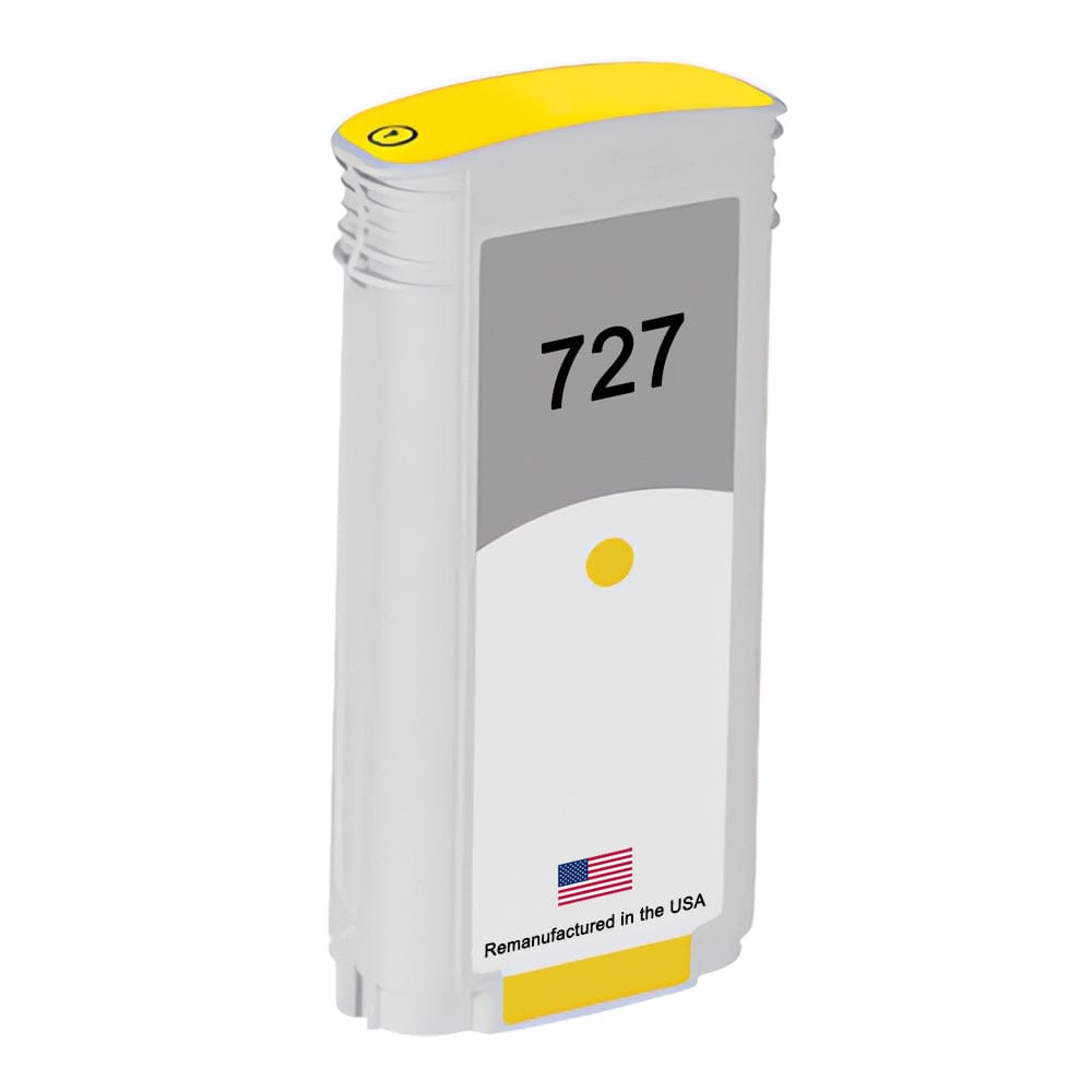 U.S. Remanufactured for HP 727 130ml (B3P21A) Yellow Ink Cartridge - Allprintheads