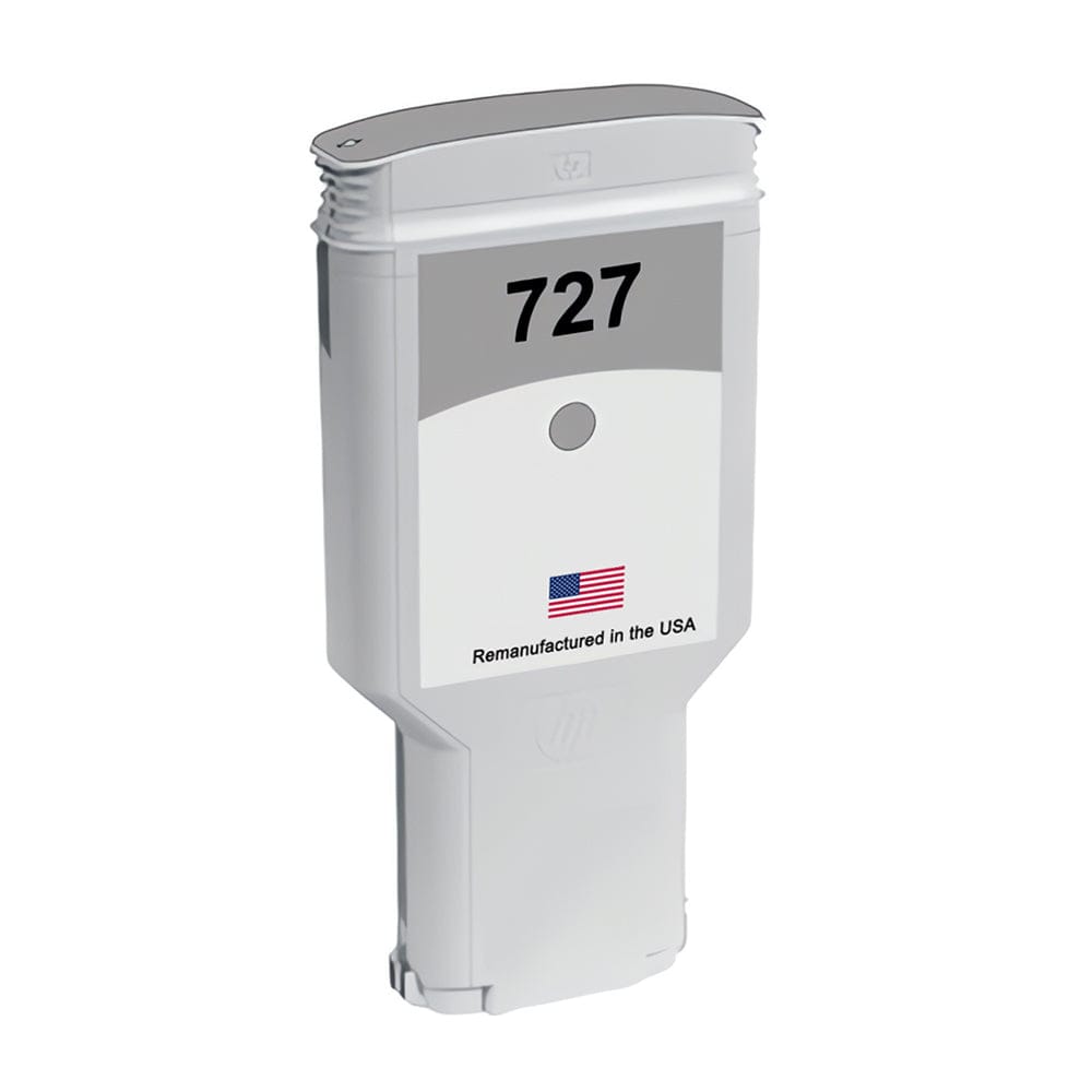 U.S. Remanufactured for HP 727 300ml (F9J80A) Gray Ink Cartridge - Allprintheads