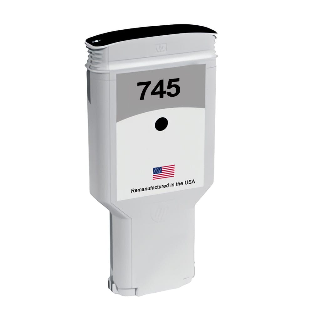 U.S. Remanufactured for HP 745 300ml (F9K05A) Matte Black Ink Cartridge - Allprintheads