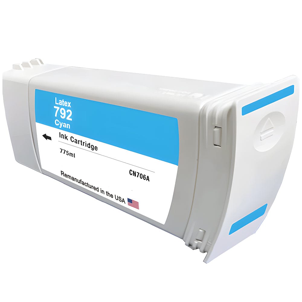 U.S. Remanufactured for HP 792 775ml (CN706A) Cyan Ink Cartridge - Allprintheads