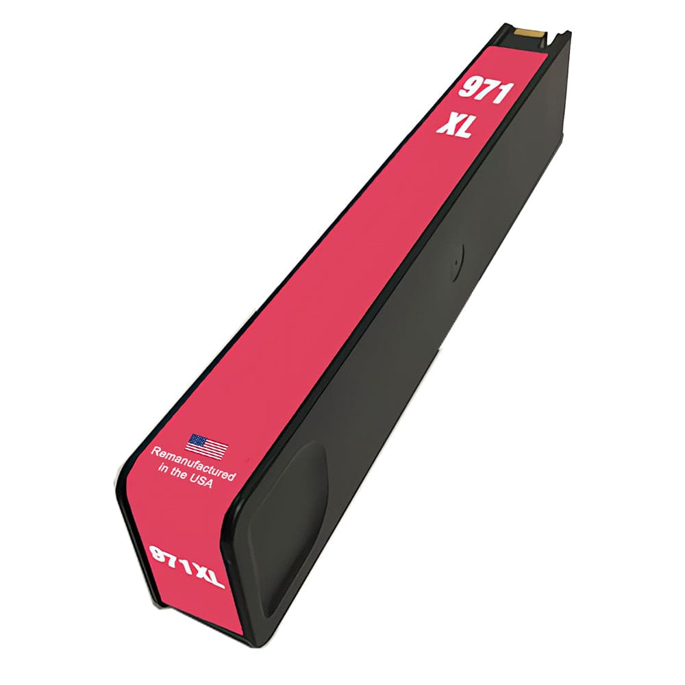 U.S. Remanufactured for HP 971XL (CN627AM) Magenta Ink Cartridge OEM Chip - Allprintheads