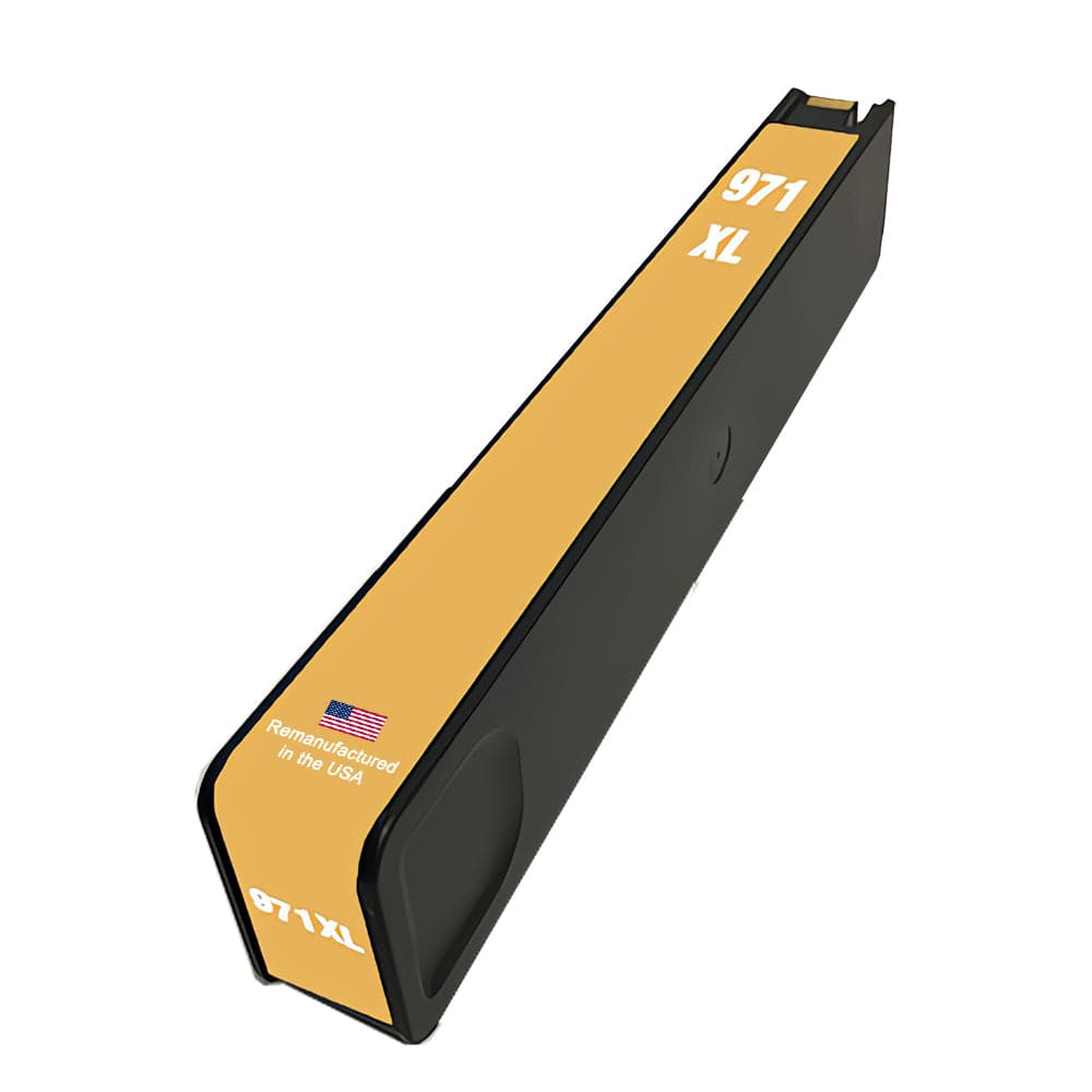 U.S. Remanufactured for HP 971XL (CN628AM) Yellow Ink Cartridge New Chip - Allprintheads