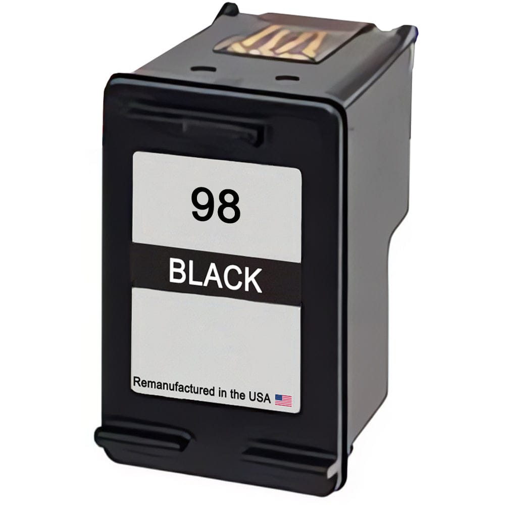 U.S. Remanufactured for HP 98 (C9364WN) Black Ink Cartridge - Allprintheads