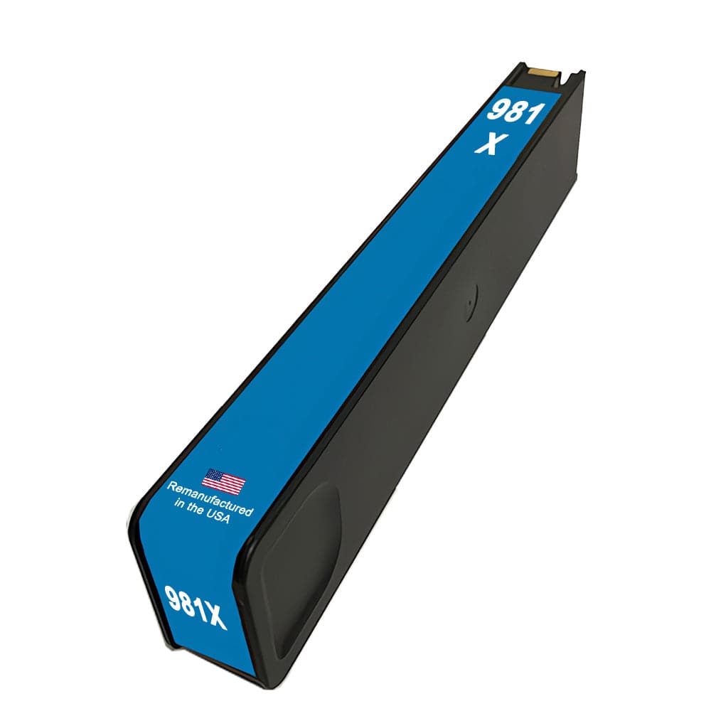 U.S. Remanufactured for HP 981X (L0R09A) Cyan Ink Cartridge - Allprintheads