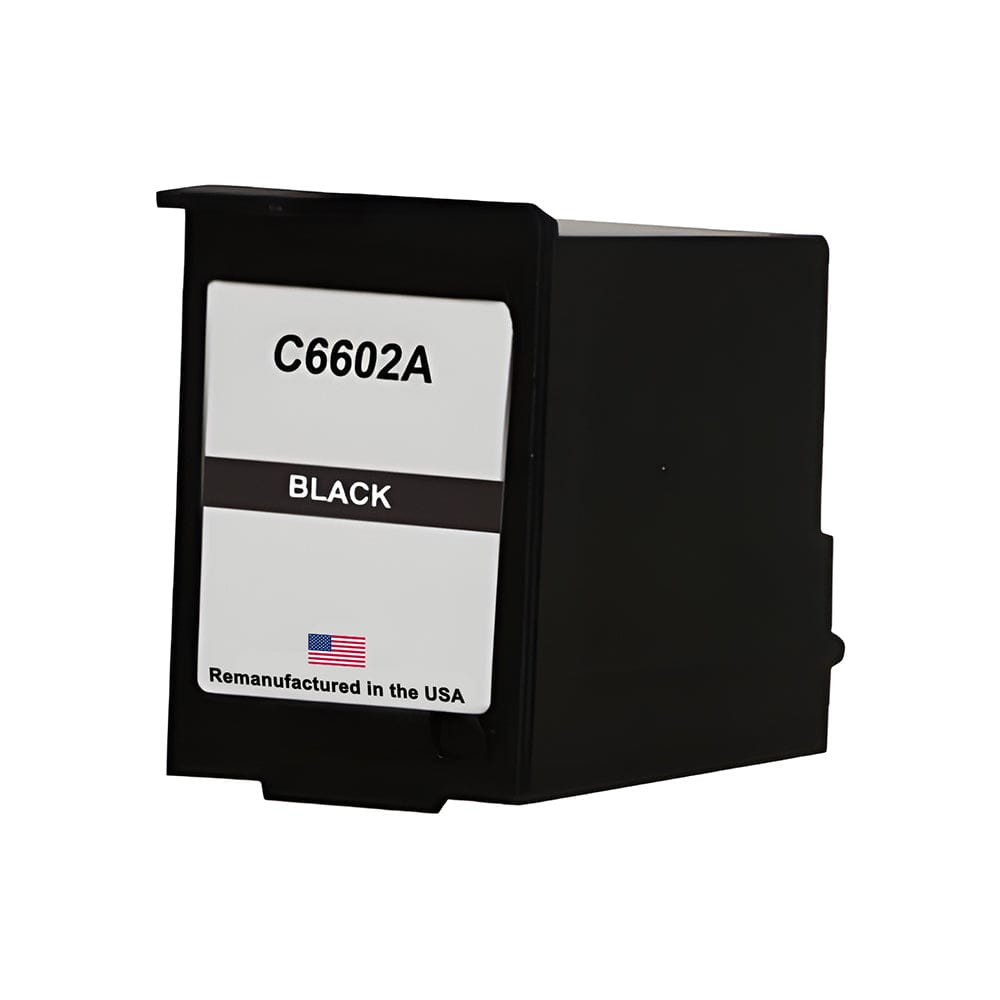 U.S. Remanufactured for HP (C6602A) Black Ink Cartridge - Allprintheads