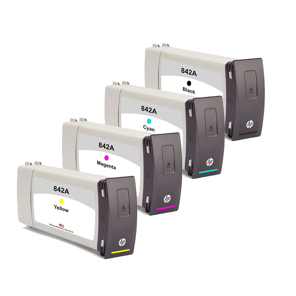 U.S. Remanufactured for HP 842A 4 Color Combo Pack - Allprintheads