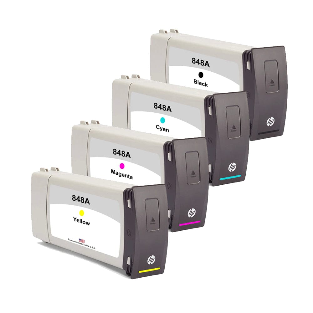 U.S. Remanufactured for HP 848A 4 Color Combo Pack - Allprintheads