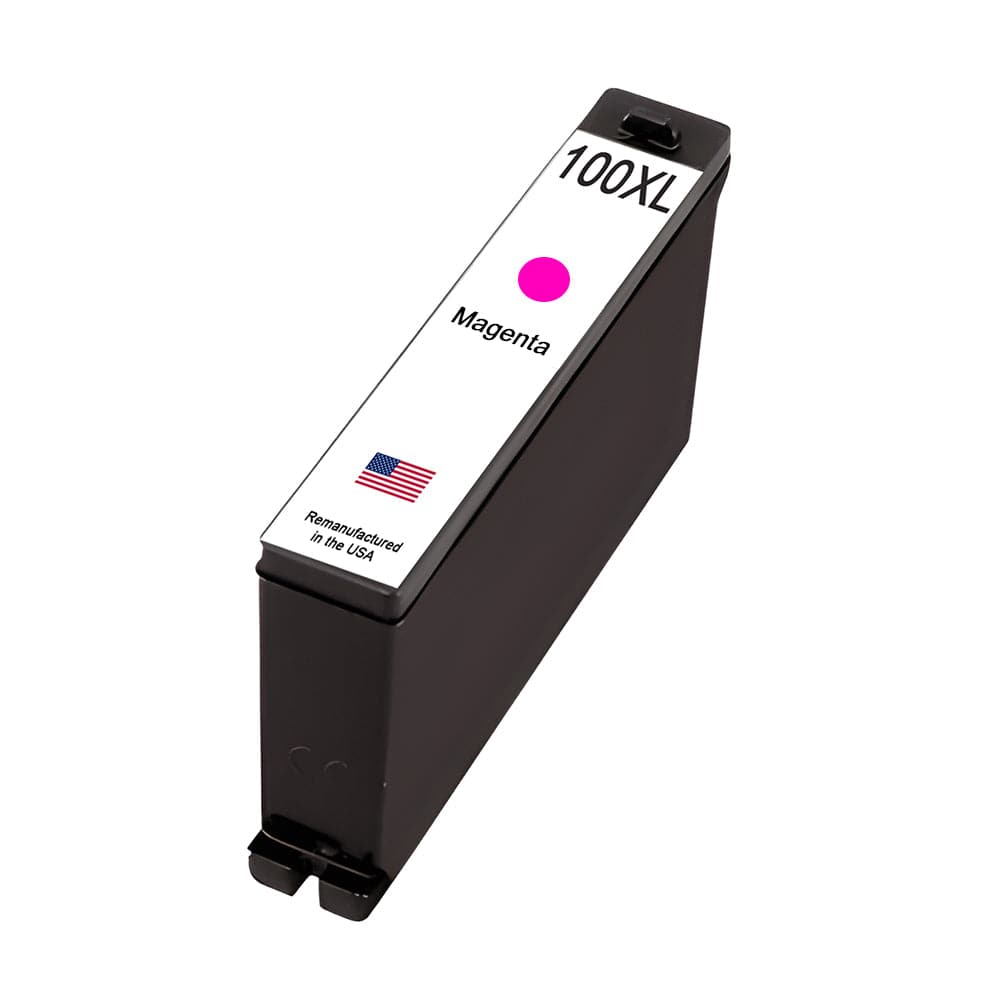 U.S. Remanufactured for Lexmark #100XL 14N1094 Magenta Ink Cartridge High Yield - Allprintheads