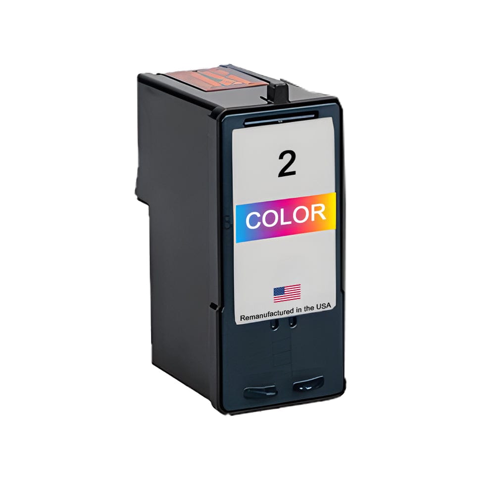 U.S. Remanufactured for Lexmark #2 18C0190 Color Ink Cartridge - Allprintheads