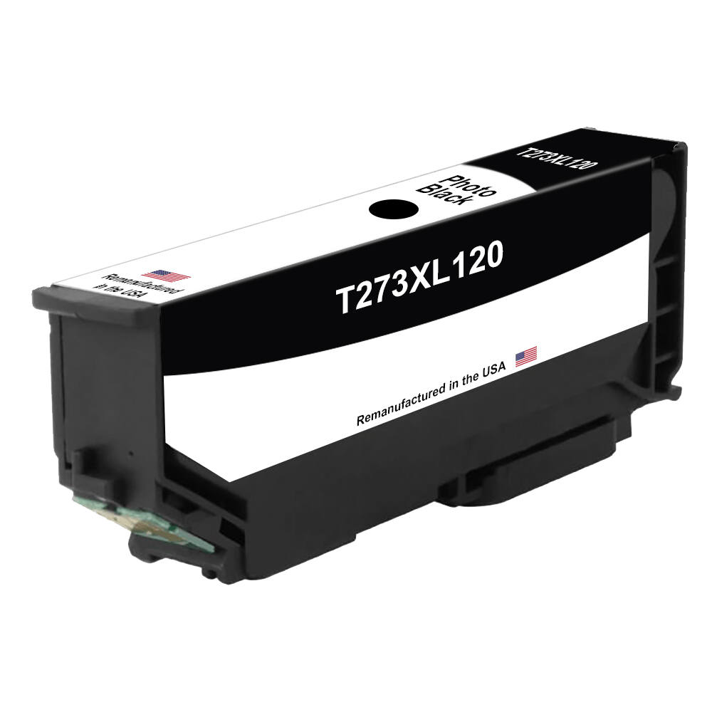 U.S. Remanufactured for Epson T273XL High Yield Photo Black, T273XL120 - Allprintheads