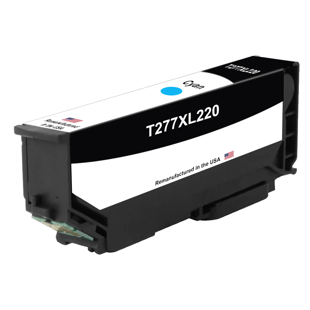 U.S. Remanufactured for Epson T277XL High Yield Cyan, T277XL220 - Allprintheads