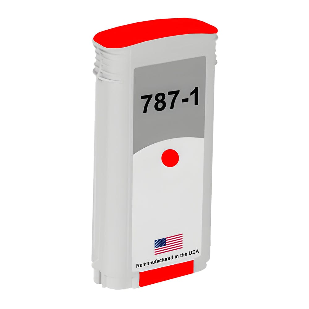 U.S. Remanufactured for Pitney Bowes 787-1 Fluorescent Red Ink Cartridge - Allprintheads
