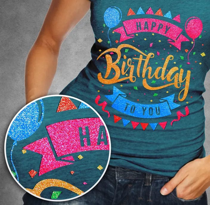 Subli-Dark (No-Cut) Glitter - www.allprintheads.com