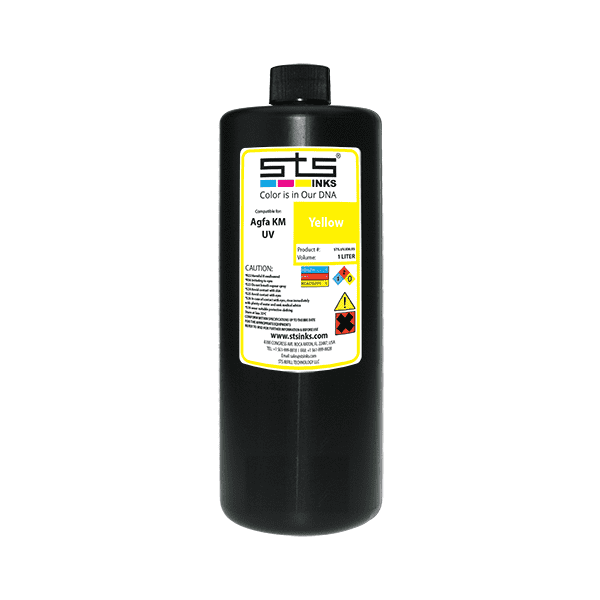 Compatible UV Cure Ink for Agfa Jeti KM 1L (UV LED) Jeti Titan/Mira/Tauro - www.allprintheads.com
