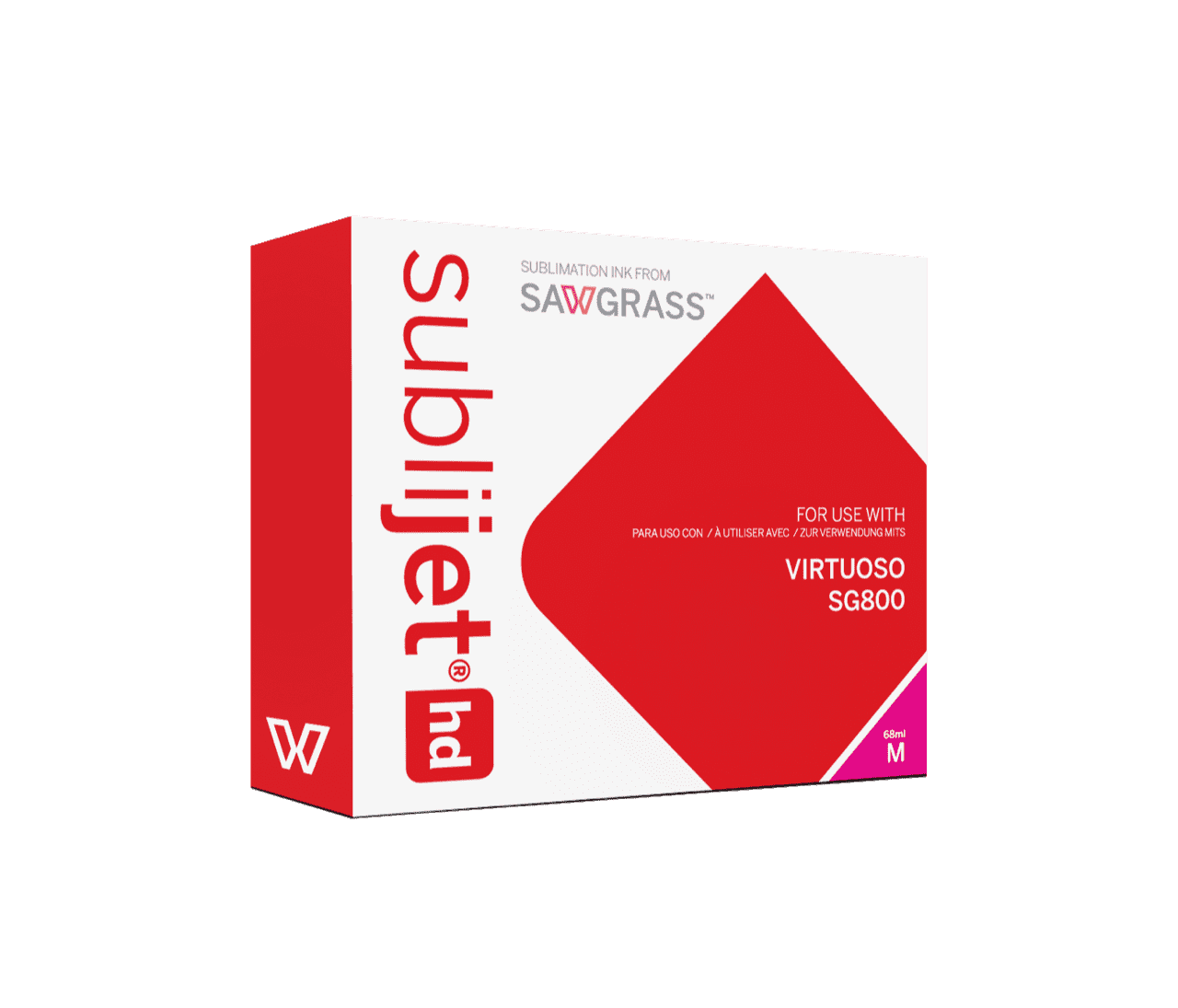 VIRTUOSO SG800 SUBLIMATION INK - SUBLIJET HD EXTENDED CAPACITY INK CARTRIDGES (One Full Kit) - www.allprintheads.com