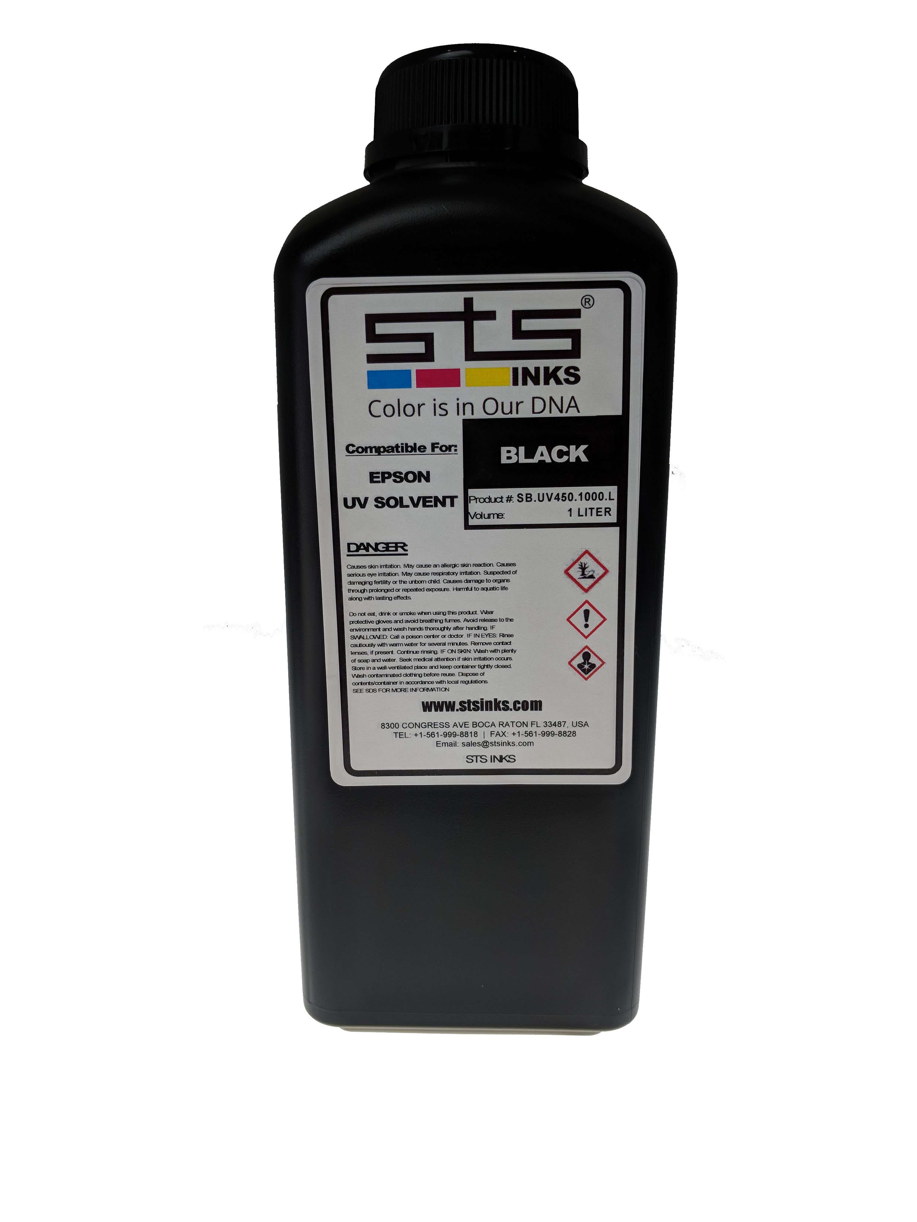 Compatible UV450 Cure Ink for EPSON DX4/DX5/DX6/DX7 PH'S (LED TYPE LAMPS) - www.allprintheads.com