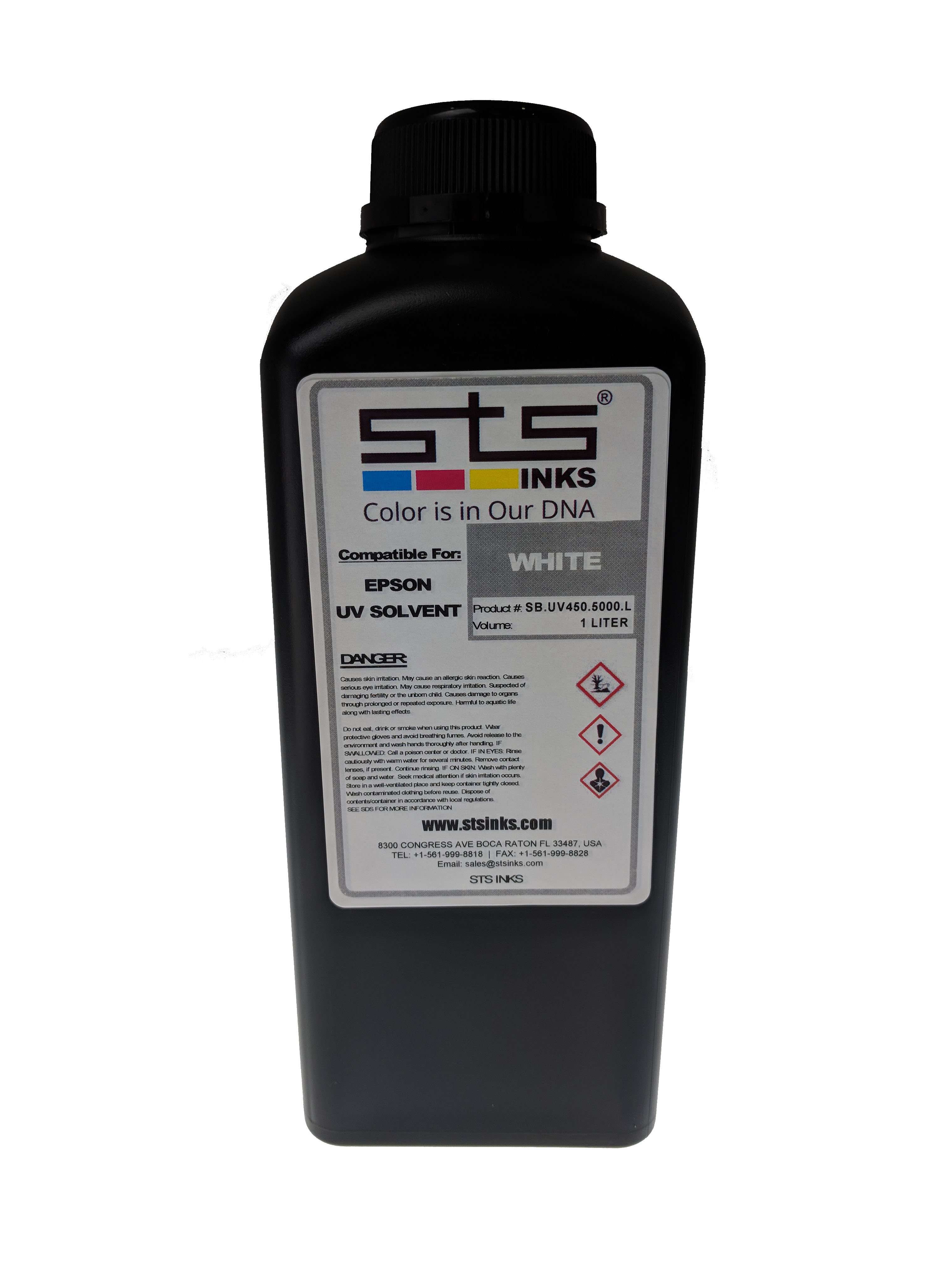 Compatible UV450 Cure Ink for EPSON DX4/DX5/DX6/DX7 PH'S (LED TYPE LAMPS) - www.allprintheads.com