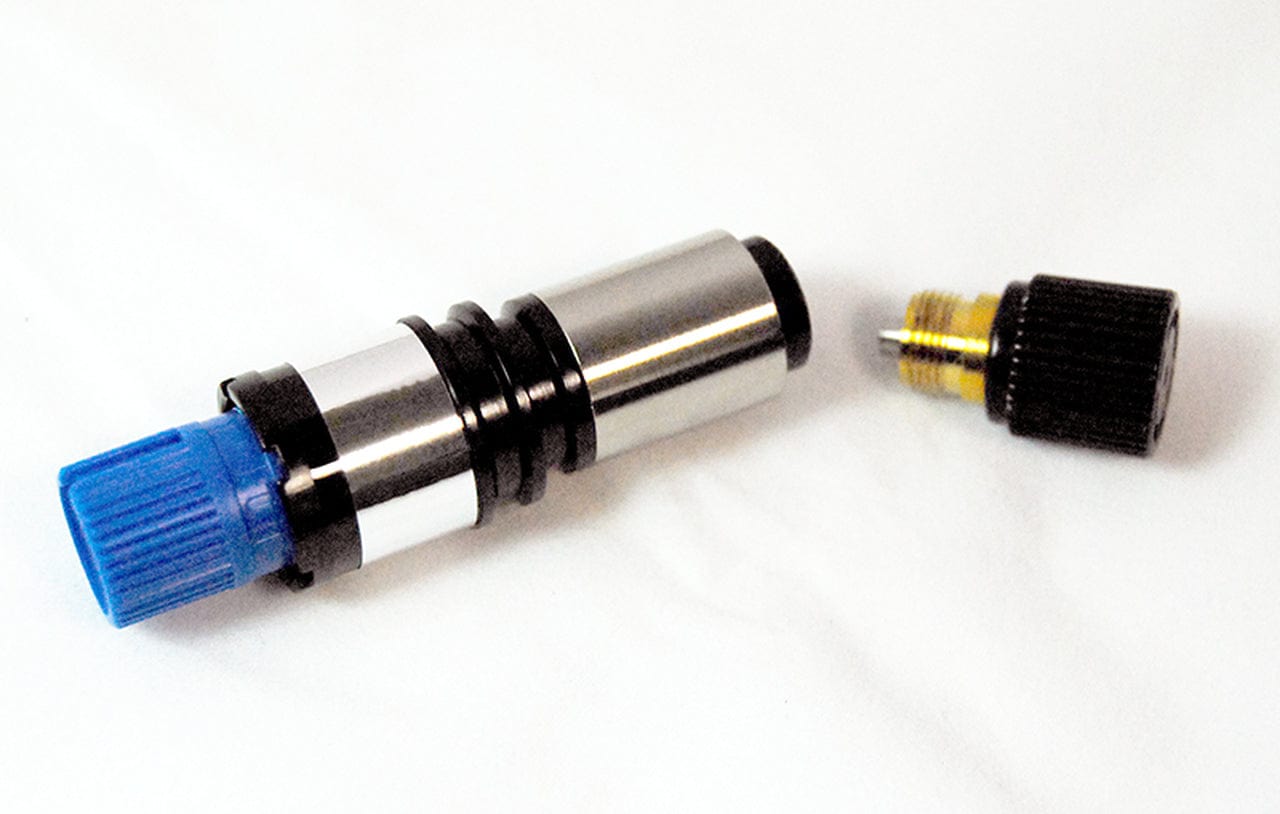 Graphtec brass tip blade holder 0.9mm diameter for CB09UB series blades for FC Series (PHP35-CB09-HS) - www.allprintheads.com