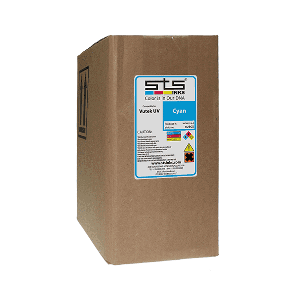 Compatible Bag for Vutek UV Cure 5 Liter made by STS Inks - www.allprintheads.com