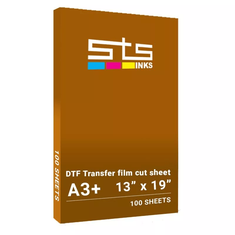 DTF Transfer Film from STS A3+ (13″ x 19″) cut sheets - www.allprintheads.com