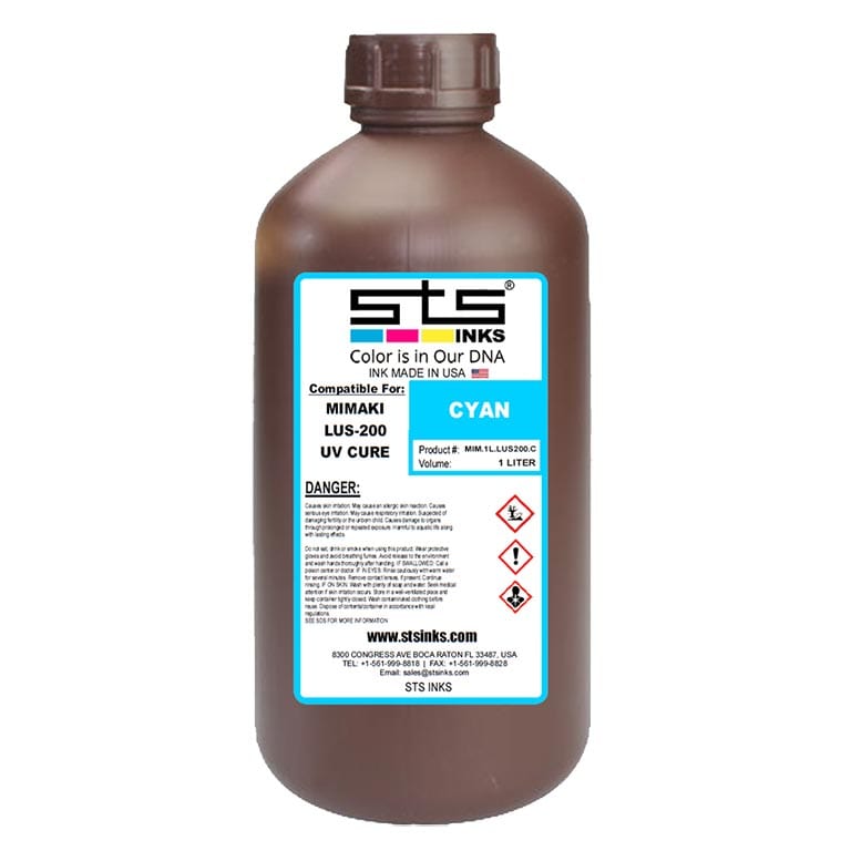 Compatible Ink for Mimaki LUS-200 UV Curable 1 Liter - www.allprintheads.com