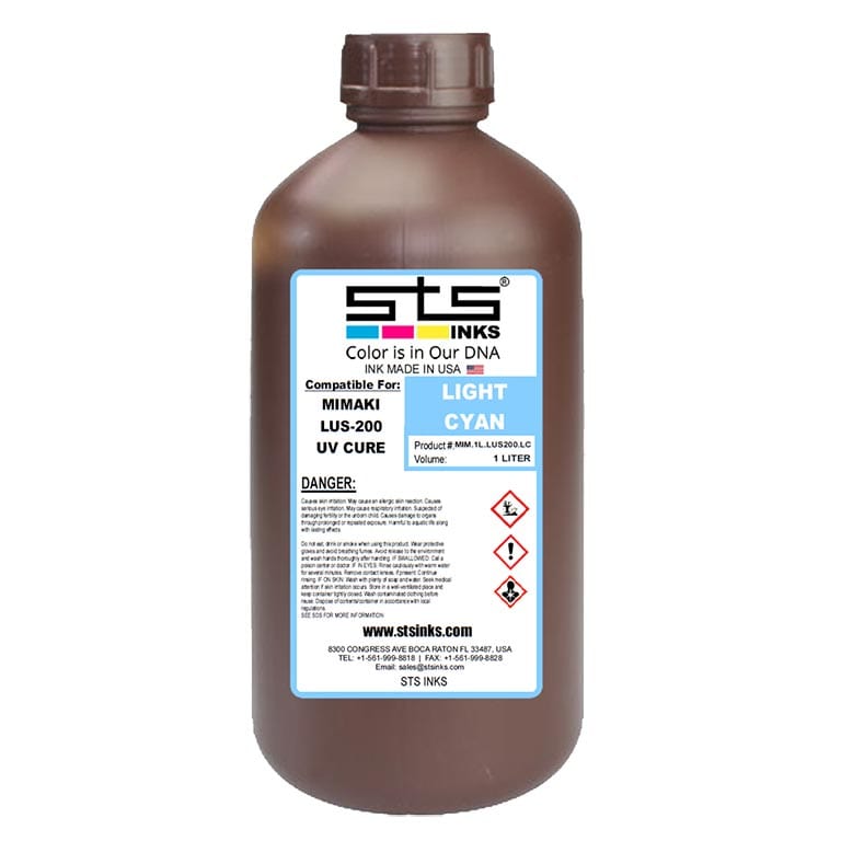 Compatible Ink for Mimaki LUS-200 UV Curable 1 Liter - www.allprintheads.com