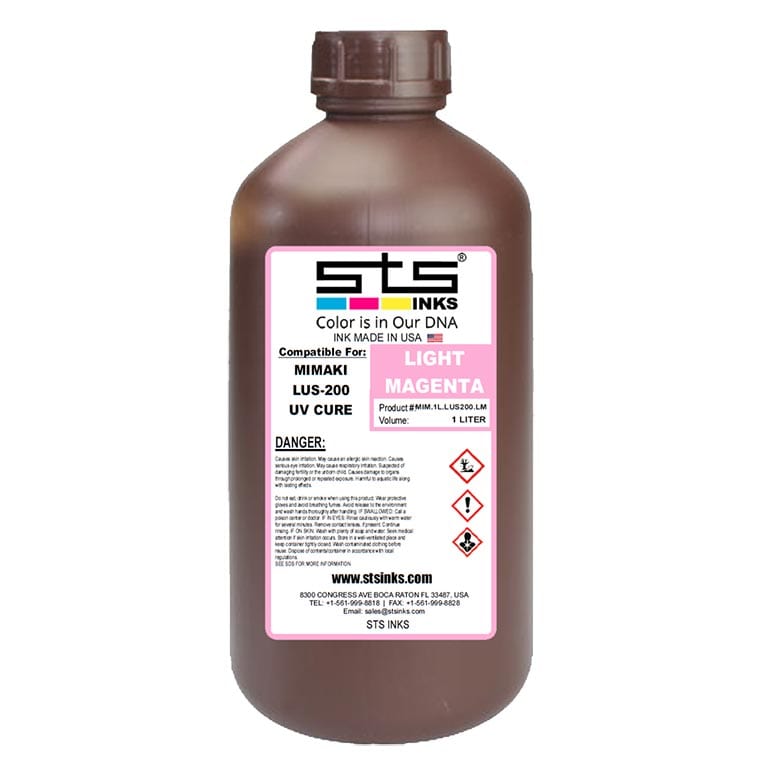 Compatible Ink for Mimaki LUS-200 UV Curable 1 Liter - www.allprintheads.com
