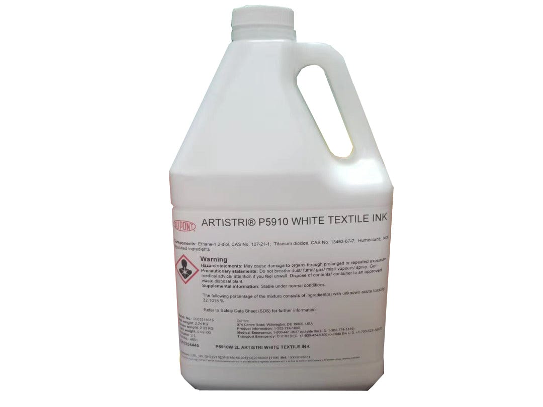 DUPONT Direct to Garment Textile Ink for Epson engines. - www.allprintheads.com