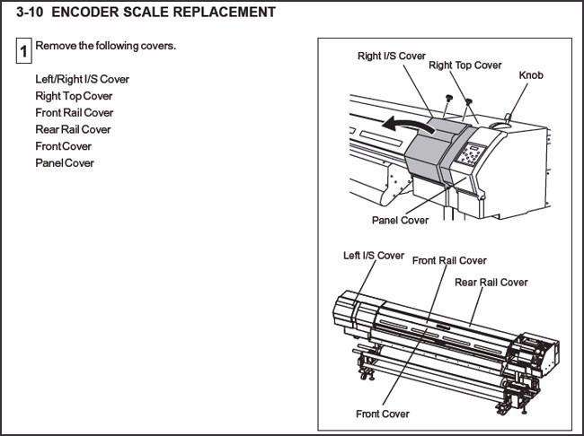 Roland AJ-1000 Sheet Linear Scale - 1000000892 - www.allprintheads.com