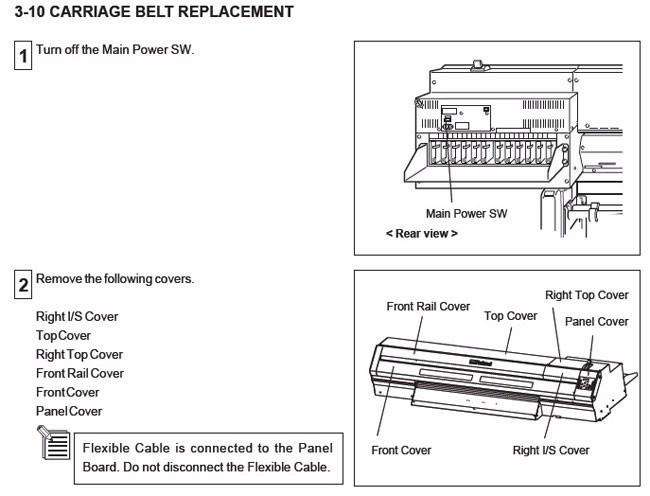 Roland XC-540 Belt,150S2M2500LW-C - 1000001902 - www.allprintheads.com