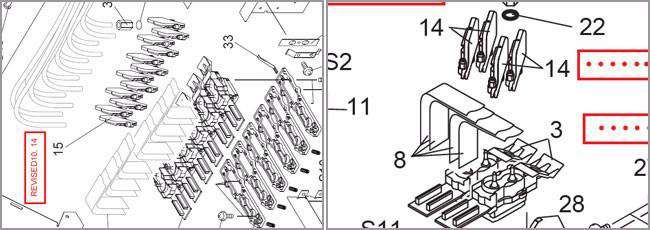 Roland SJ-540 / SJ-740 / FJ-540 / FJ-740 Printhead Small UV Ink Damper - www.allprintheads.com